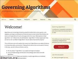 Sites similar to governingalgorithms.org