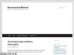 Sites similar to government-reform.info