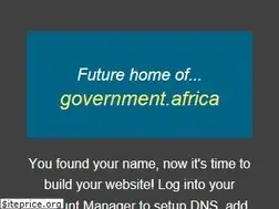 Sites similar to government.africa