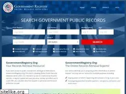 Sites similar to governmentregistry.org