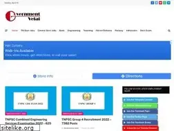 Sites similar to governmentvelai.com