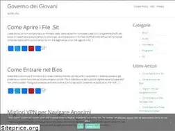 Sites similar to governodeigiovani.it