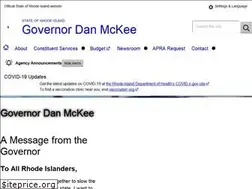 Sites similar to governor.ri.gov