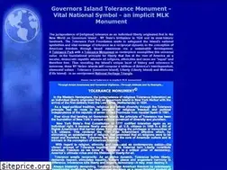 Sites similar to governorsislandtolerancemonument.com