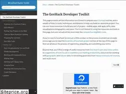 Sites similar to govhack-toolkit.readthedocs.io