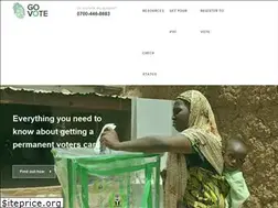 Sites similar to govote.ng