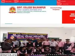Sites similar to govtcollegebalrampur.ac.in