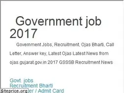 Sites similar to govtjob2017.com