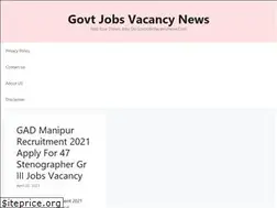 Sites similar to govtjobsvacancynews.com