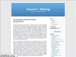 Sites similar to gowers.wordpress.com