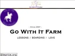 Sites similar to gowithitfarm.com