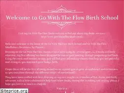 Sites similar to gowiththeflowbirthschool.com