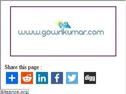 Sites similar to gowrikumar.com