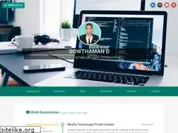 Sites similar to gowthaman-d.in