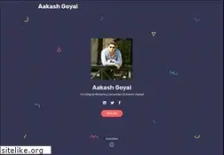 Sites similar to goyalaakash.com