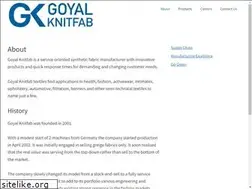 Sites similar to goyalknitfab.com