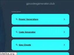 Sites similar to gpcodesgenerator.club