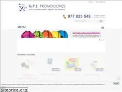 Sites similar to gpepromociones.com