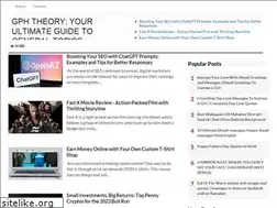 Sites similar to gph-theory.blogspot.com