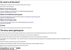Sites similar to gphangouts.com