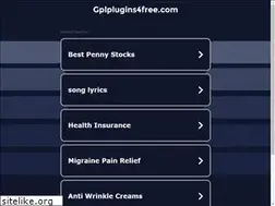 Sites similar to gplplugins4free.com
