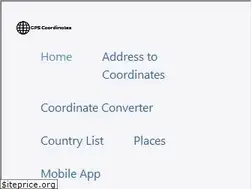 Sites similar to gpscoordinates.io