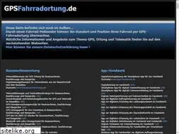 Sites similar to gpsfahrradortung.de