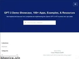 Sites similar to gpt3demo.com