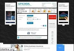 Sites similar to gpx2kml.com