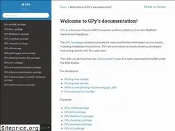 Sites similar to gpy.readthedocs.io