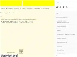 Sites similar to grabkapelle-karlsruhe.de