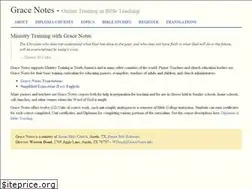 Sites similar to gracenotes.info
