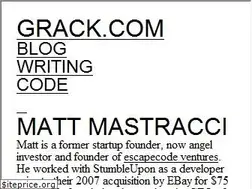 Sites similar to grack.com