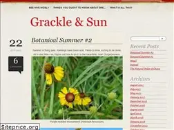 Sites similar to grackleandsun.wordpress.com