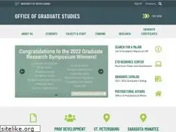 Sites similar to grad.usf.edu