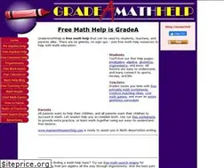 Sites similar to gradeamathhelp.com
