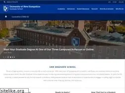 Sites similar to gradschool.unh.edu