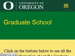 Sites similar to gradschool.uoregon.edu