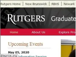 Sites similar to gradstudy.rutgers.edu