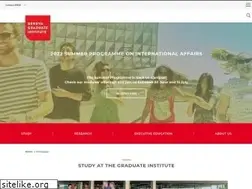 Sites similar to graduateinstitute.ch