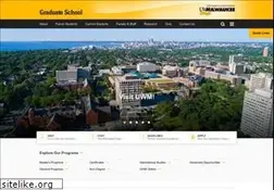 Sites similar to graduateschool.uwm.edu