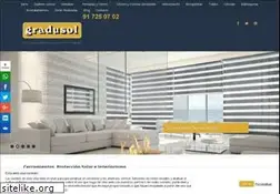 Sites similar to gradusol.es
