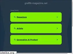 Sites similar to graffiti-magazine.net