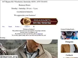 Sites similar to grahamsbootstore.com