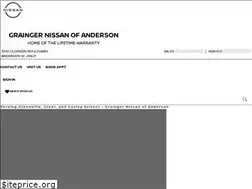 Sites similar to graingernissanofanderson.com