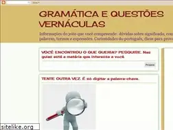 Sites similar to gramaticaequestoesvernaculas.blogspot.com