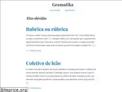Sites similar to gramatika.com.br