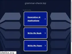 Sites similar to grammar-check.top