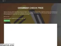 Sites similar to grammarcheckfree.org