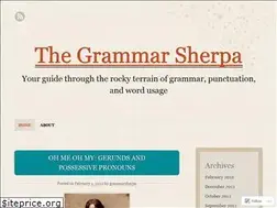 Sites similar to grammarsherpa.wordpress.com